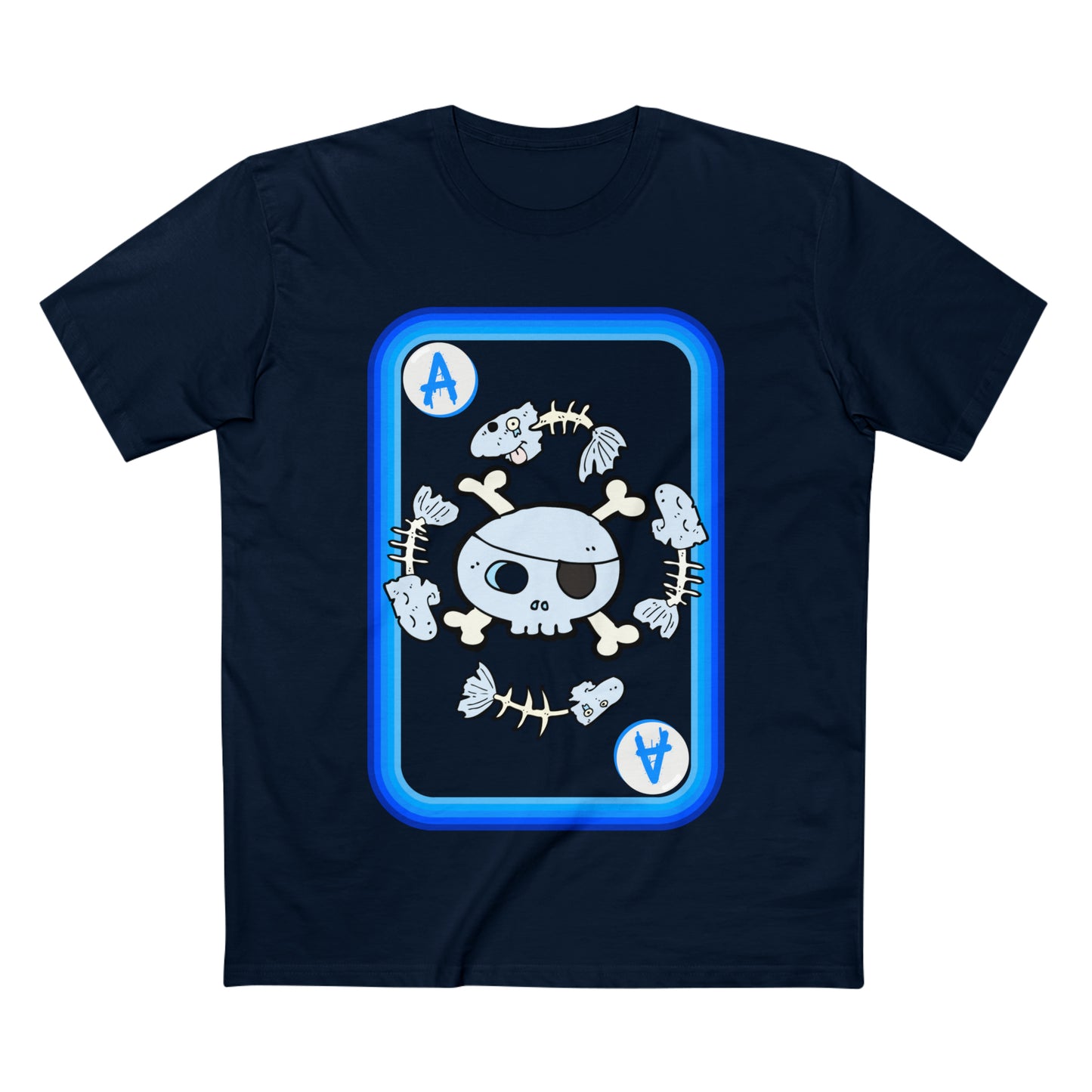 Ace of Fishes、メンズ定番Tシャツ