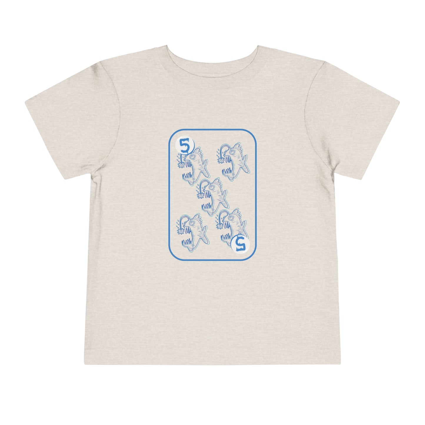 Five of Fishes Toddler Short Sleeve Tee