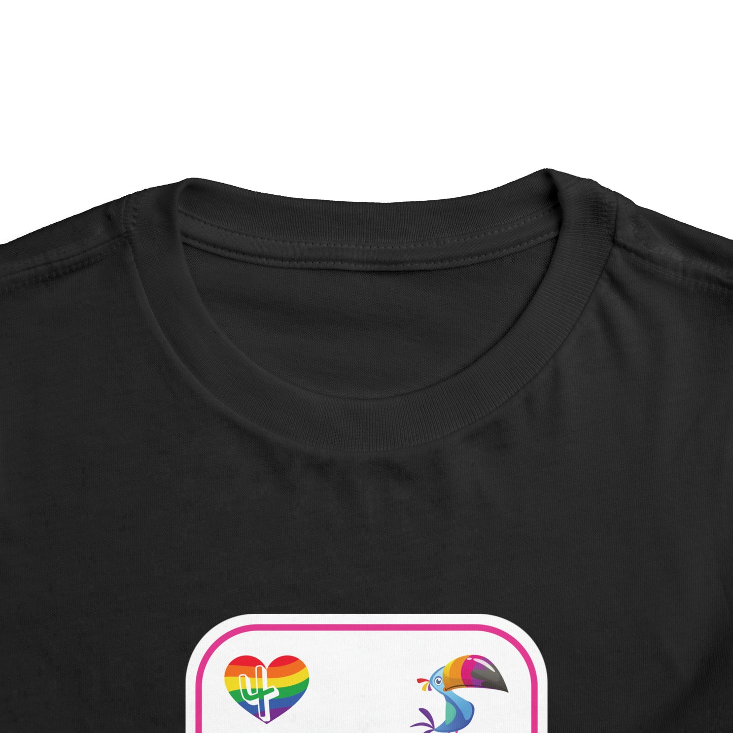 Four of Rainbows Toddler Short Sleeve Tee