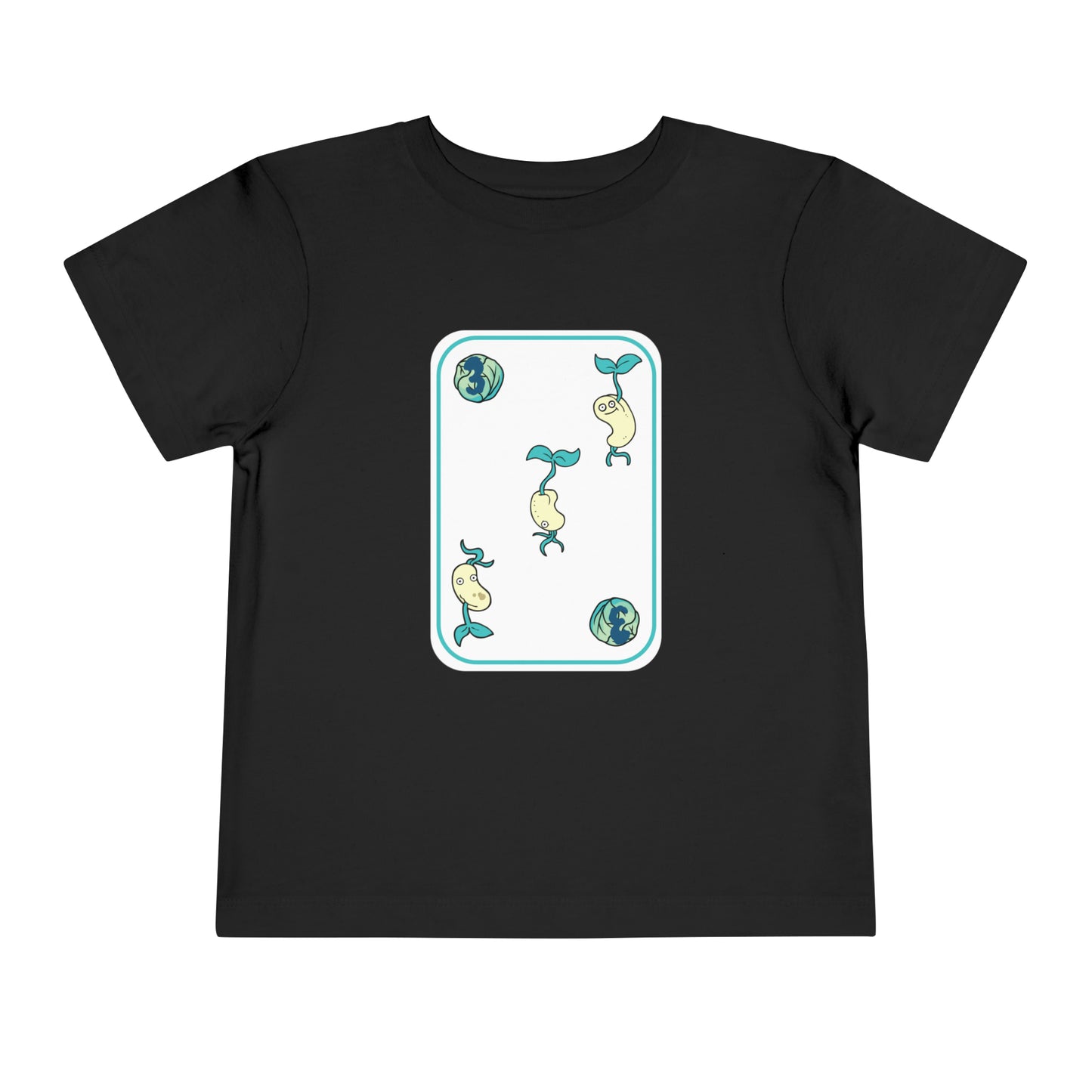 Three of Cabbages Toddler Short Sleeve Tee