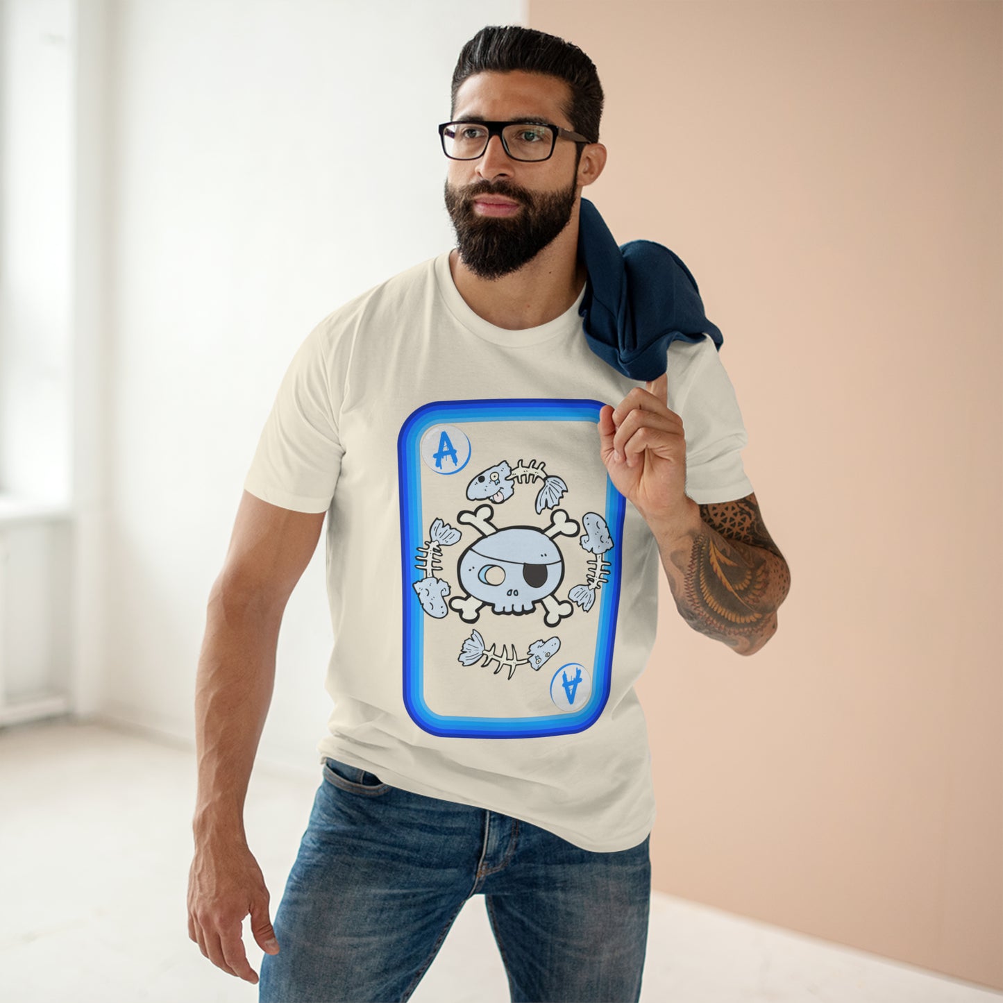 Ace of Fishes、メンズ定番Tシャツ