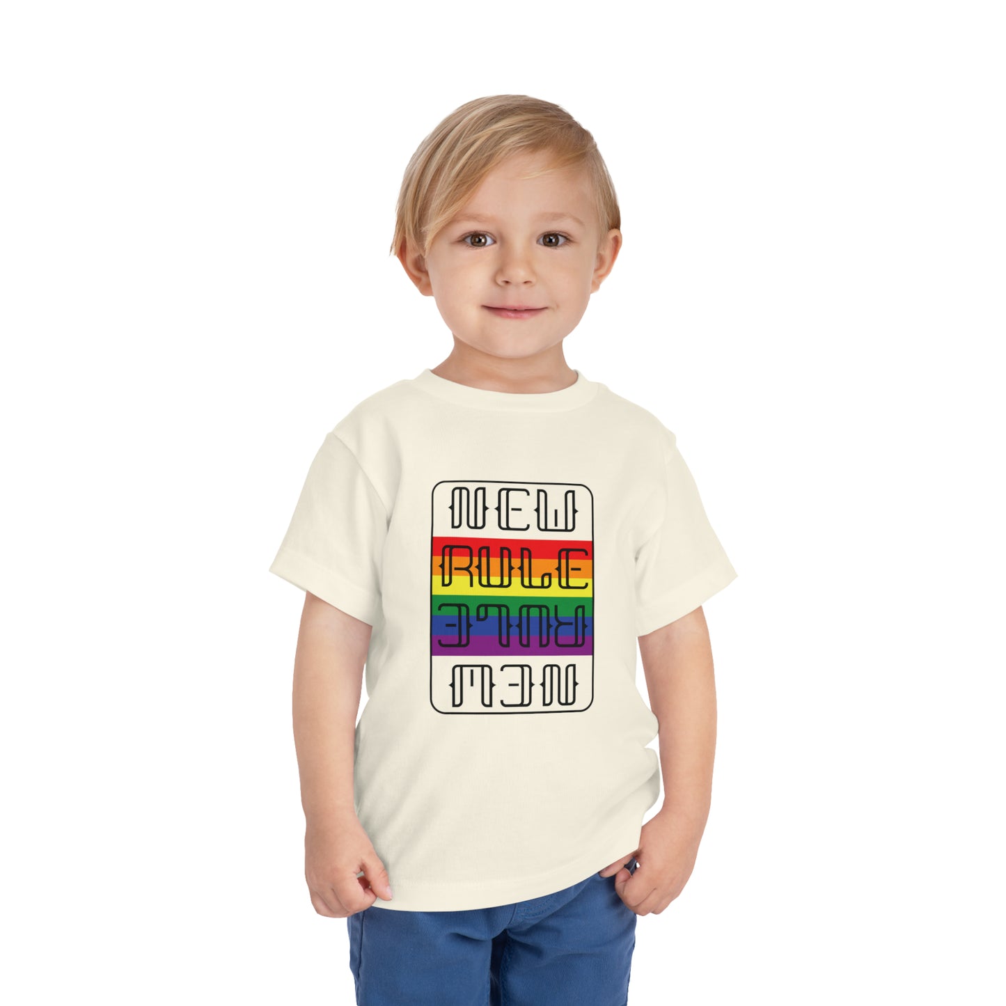 New Rule Rainbow Toddler Short Sleeve Tee