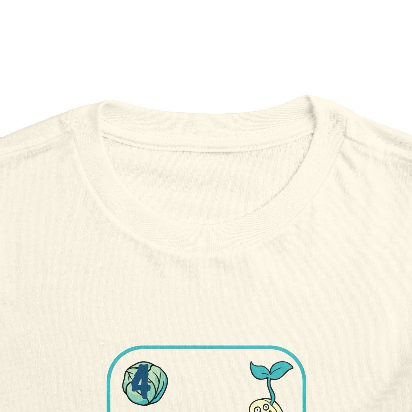 Four of Cabbages Toddler Short Sleeve Tee
