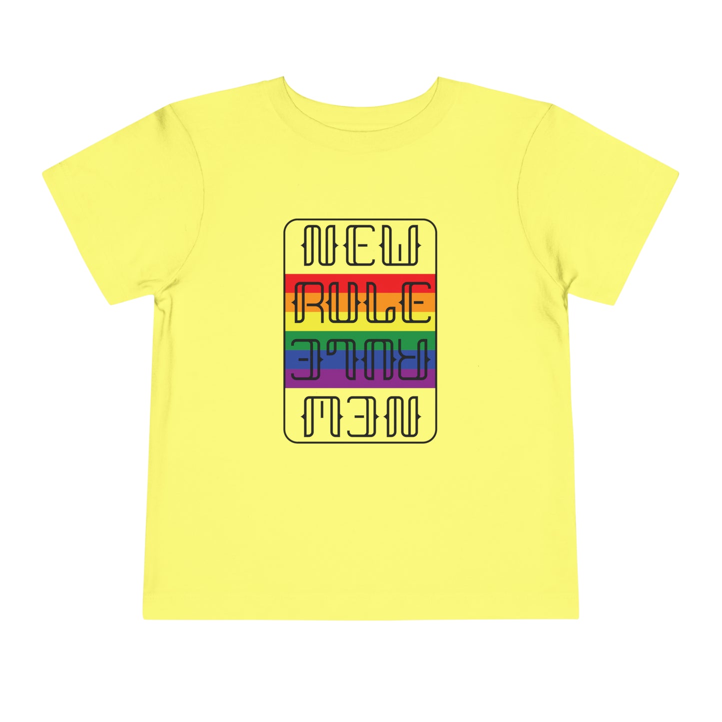New Rule Rainbow Toddler Short Sleeve Tee