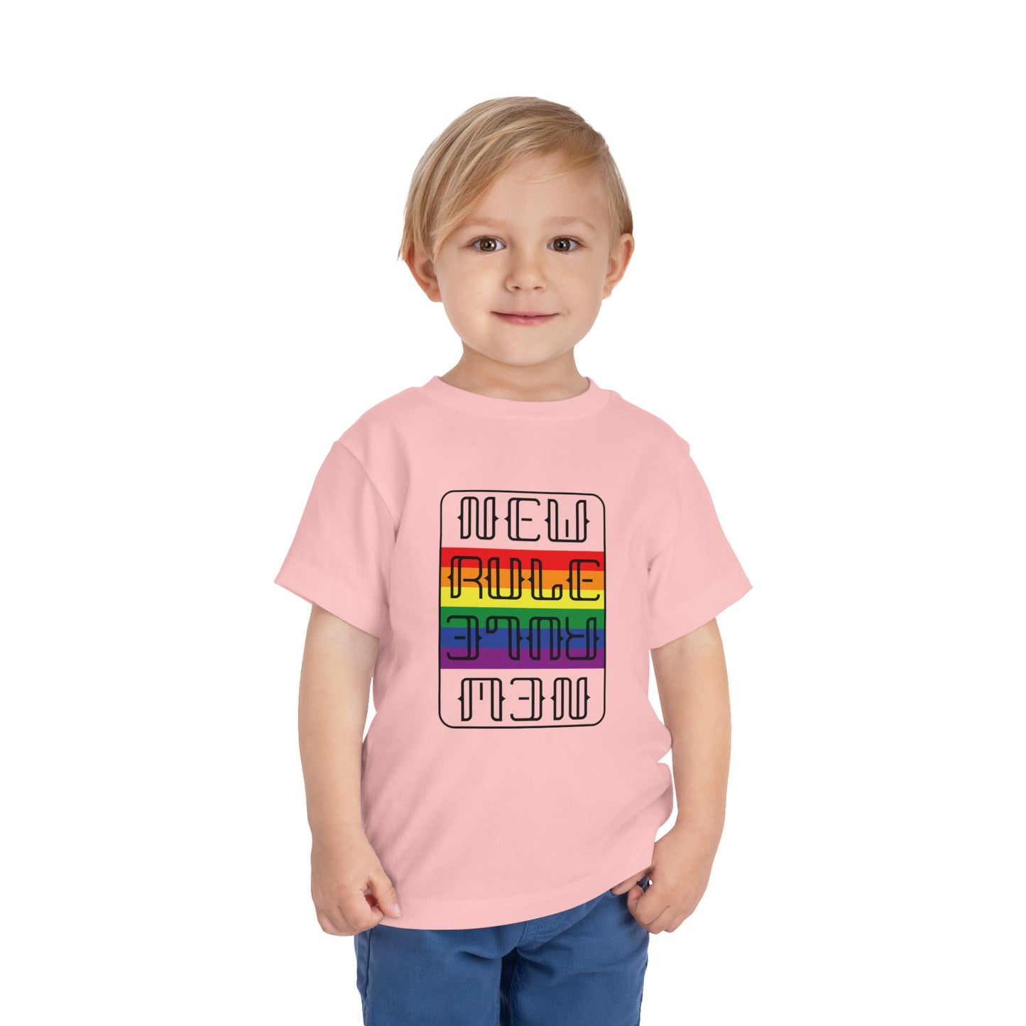 New Rule Rainbow Toddler Short Sleeve Tee