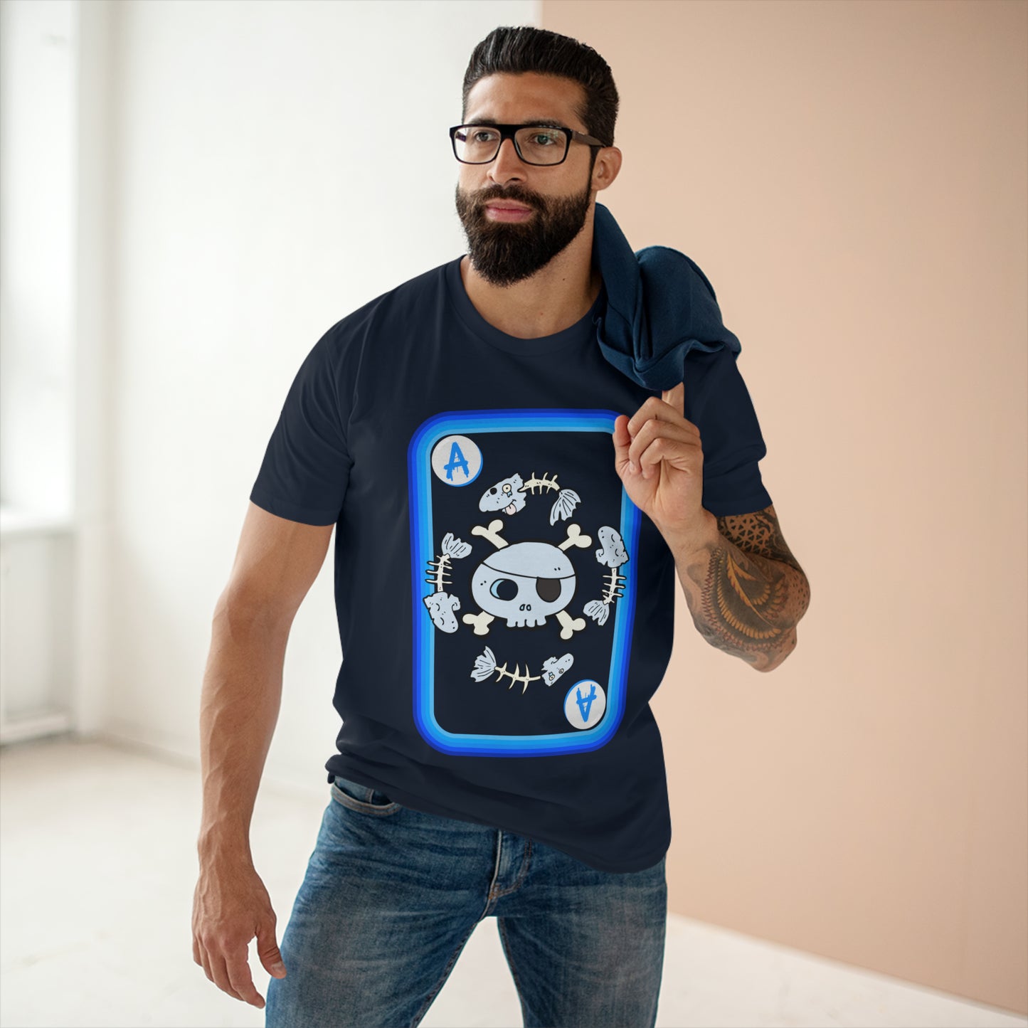 Ace of Fishes、メンズ定番Tシャツ