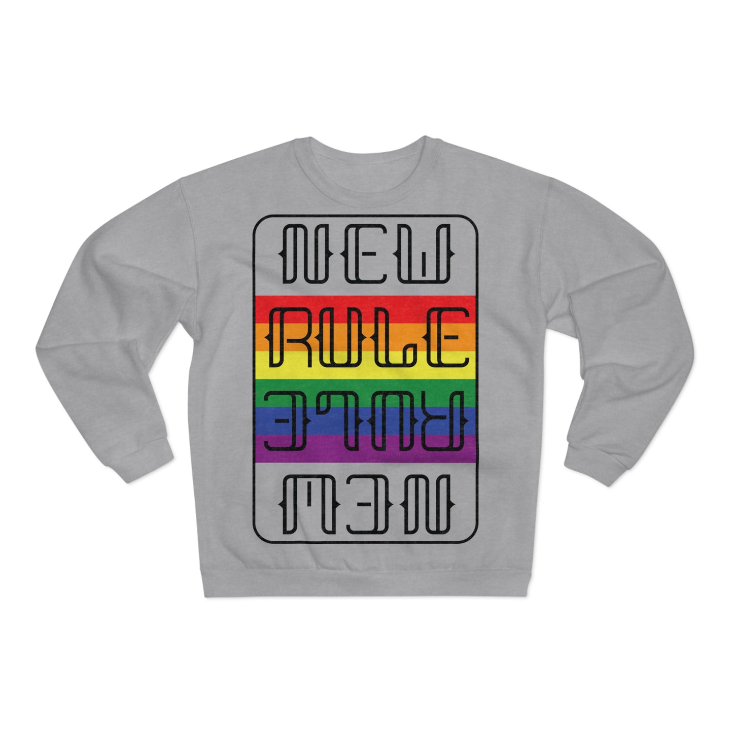 New Rule Rainbow Unisex Crew Neck Sweatshirt (EU)