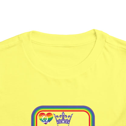 Queen of Rainbows Toddler Short Sleeve Tee