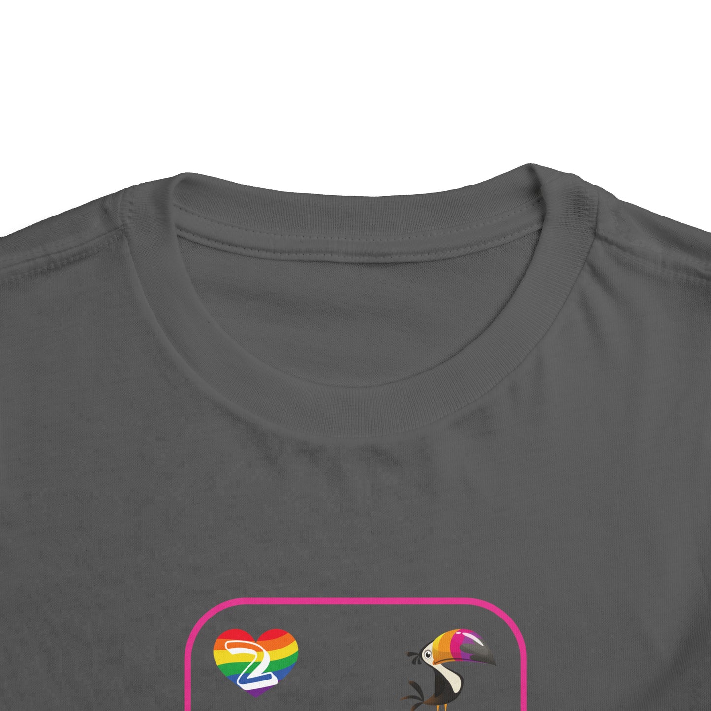 Two of Rainbows Toddler Short Sleeve Tee