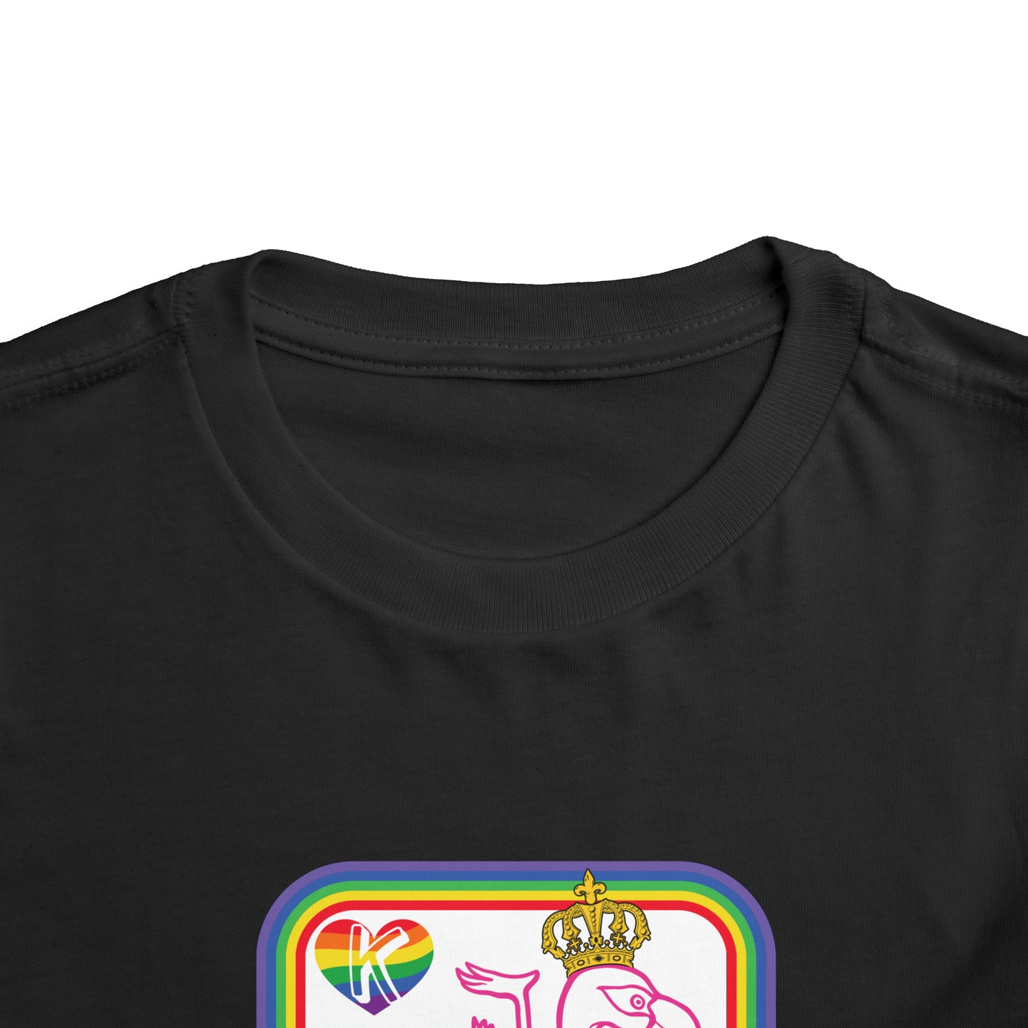 Queen of Rainbows Toddler Short Sleeve Tee