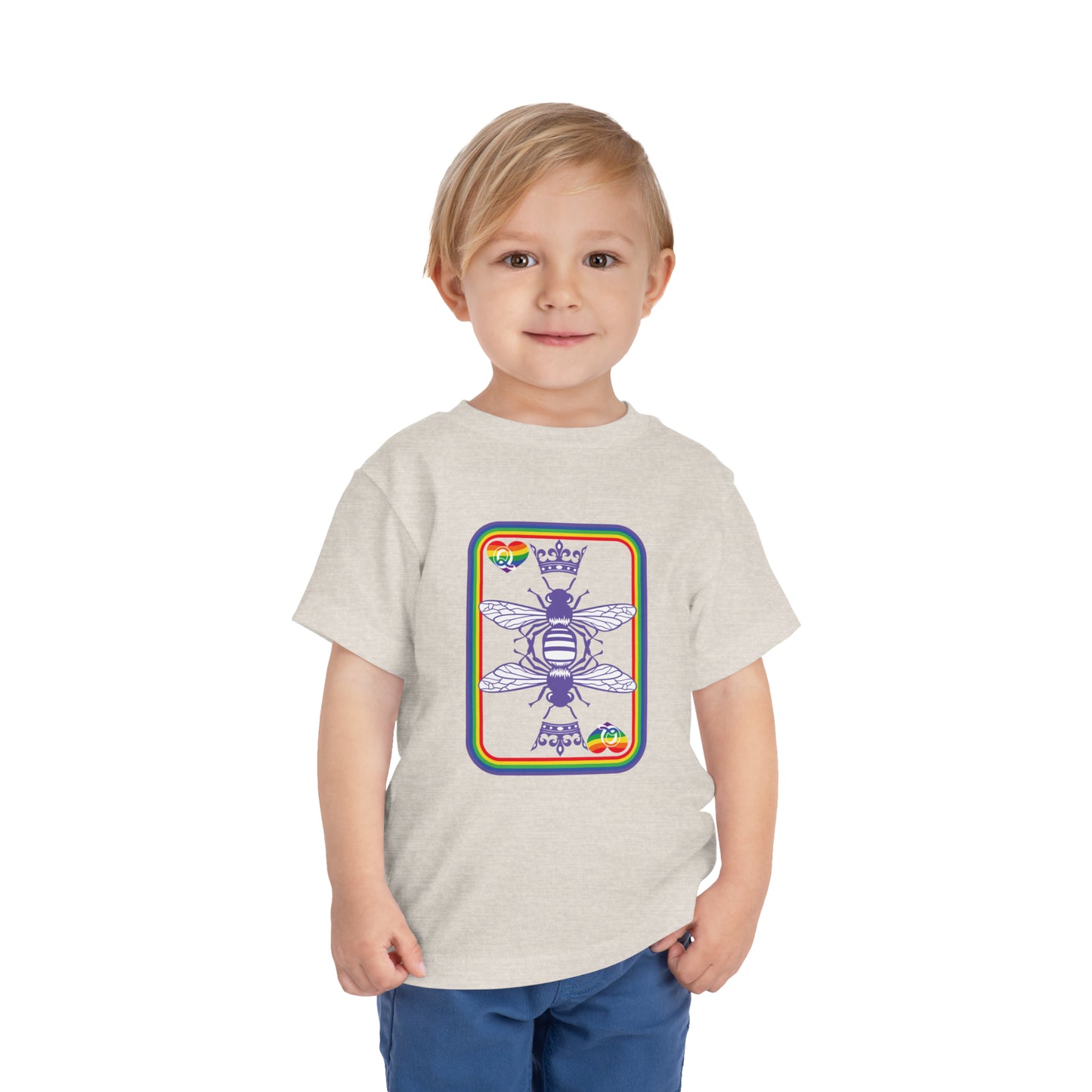 Queen of Rainbows Toddler Short Sleeve Tee