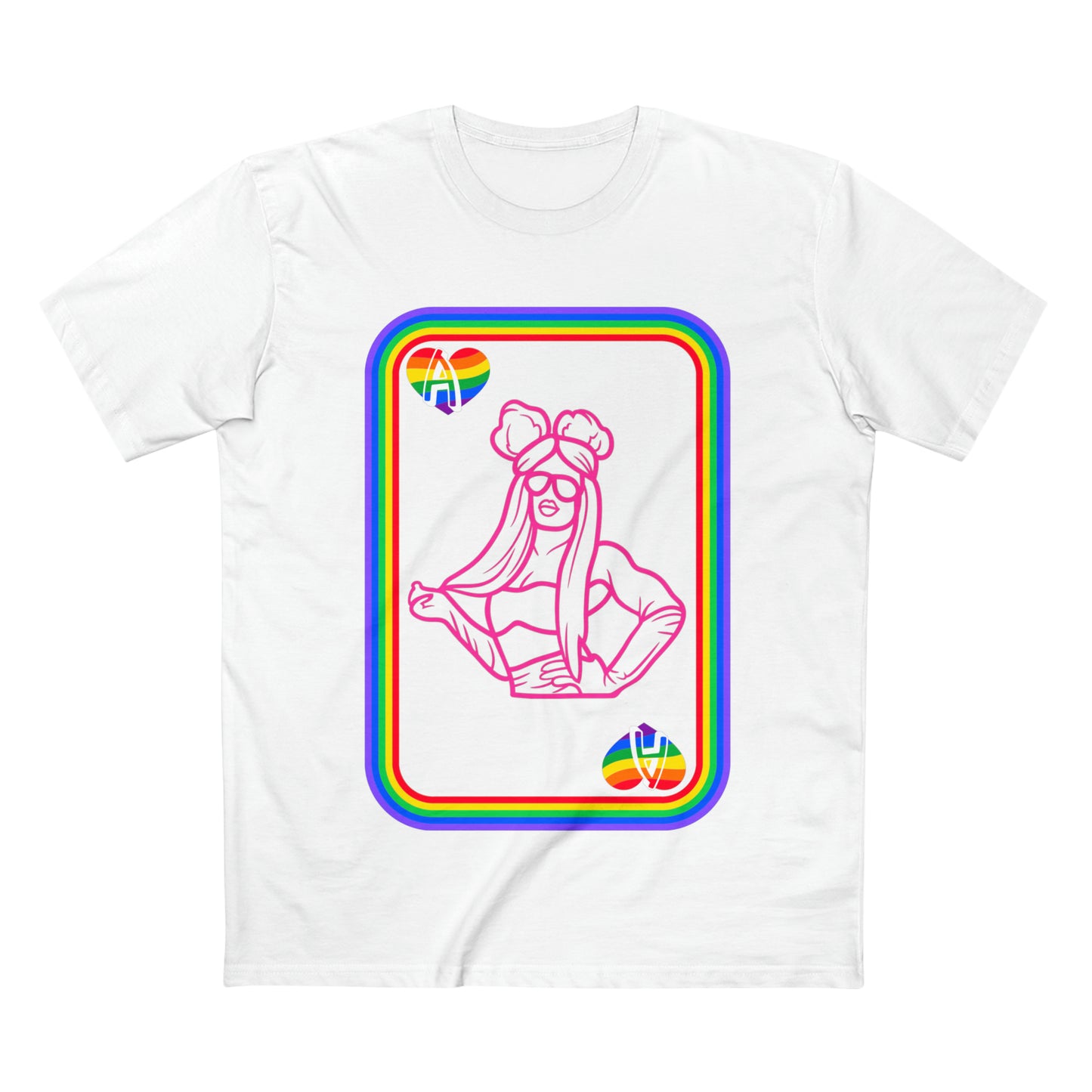 Ace of Rainbows M Men's Staple Tee