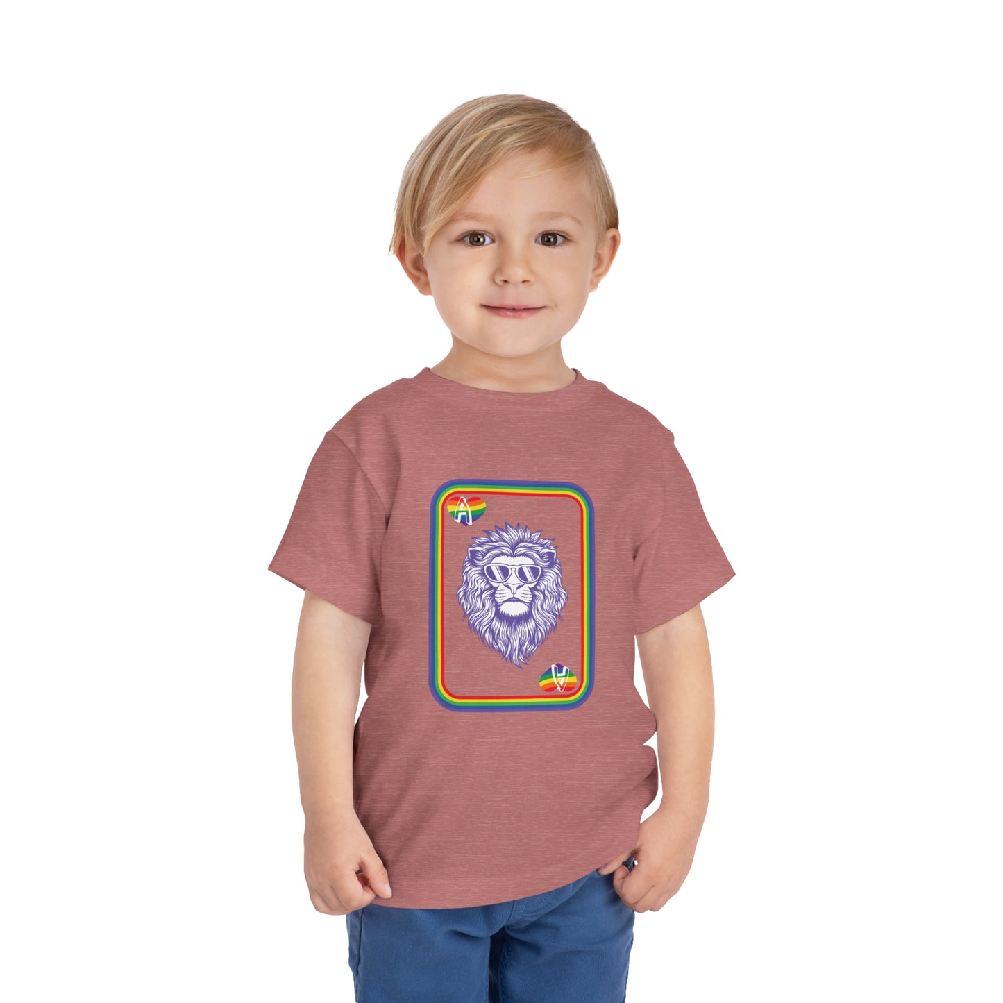 Ace of Rainbows Toddler Short Sleeve Tee