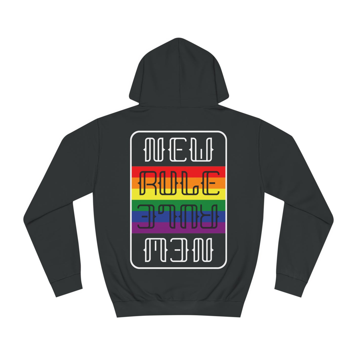 New Rule Rainbow Unisex College Hoodie