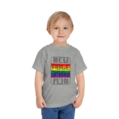 New Rule Rainbow Toddler Short Sleeve Tee