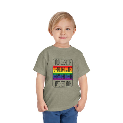 New Rule Rainbow Toddler Short Sleeve Tee