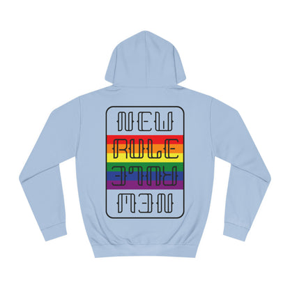 New Rule Rainbow Unisex College Hoodie