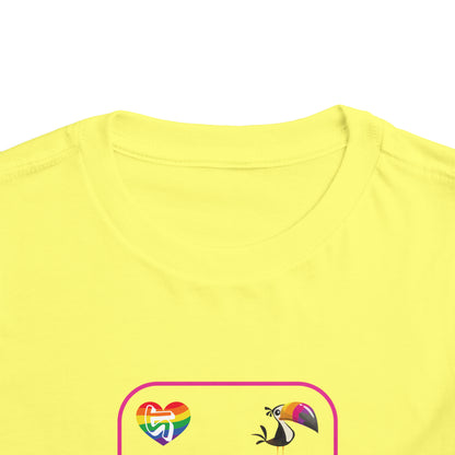 Five of Rainbows Toddler Short Sleeve Tee