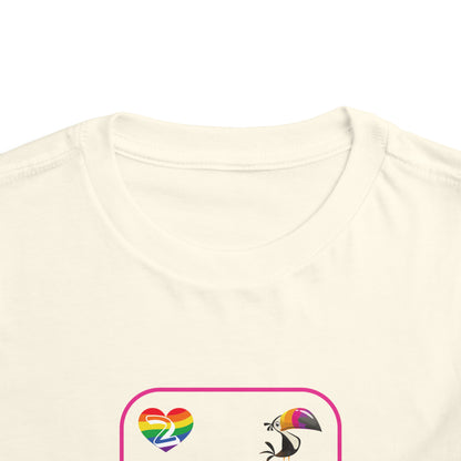 Two of Rainbows Toddler Short Sleeve Tee