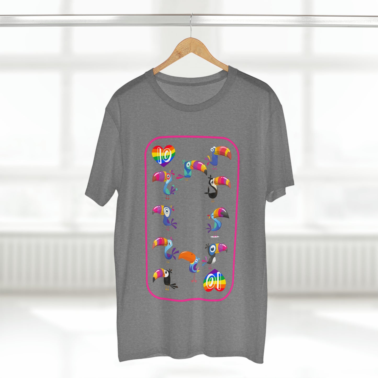 Ten of Rainbows Men's Staple Tee