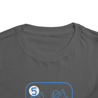 Five of Fishes Toddler Short Sleeve Tee