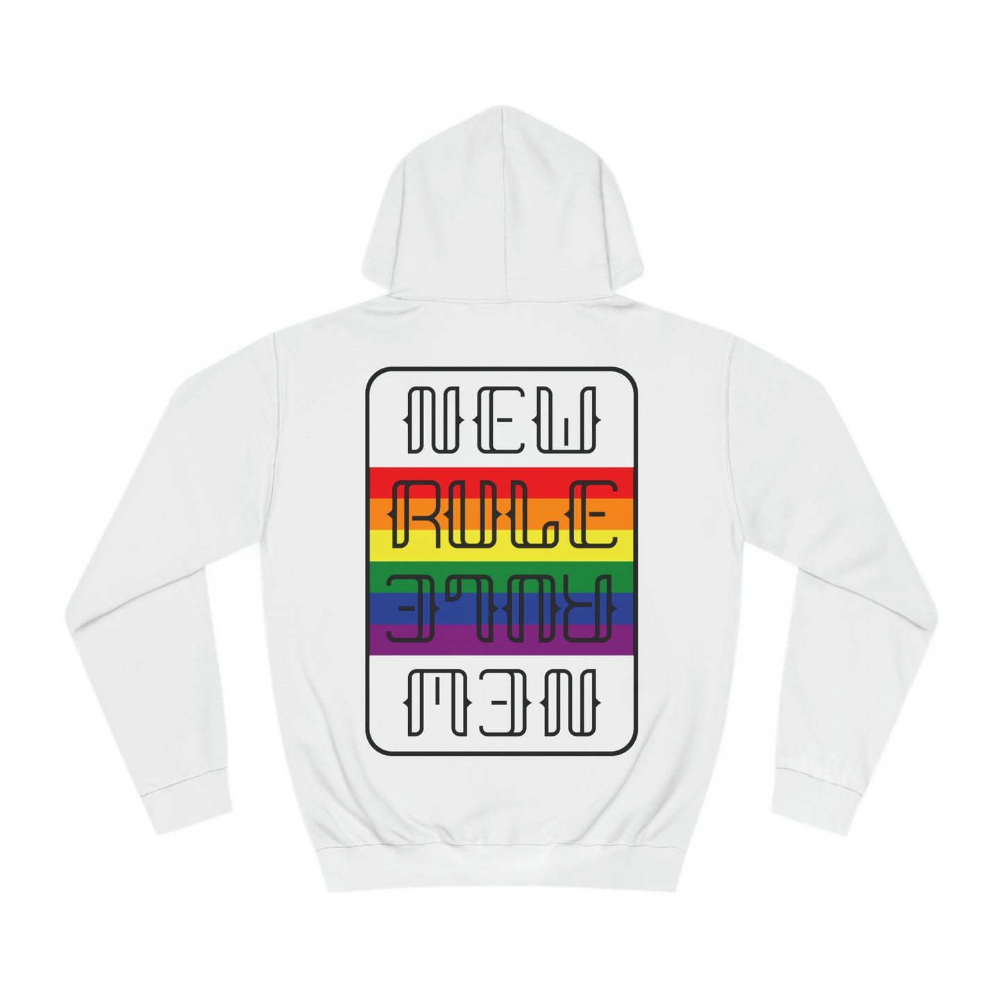 New Rule Rainbow Unisex College Hoodie