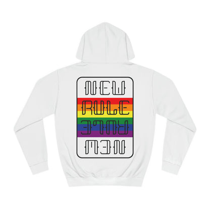 New Rule Rainbow Unisex College Hoodie