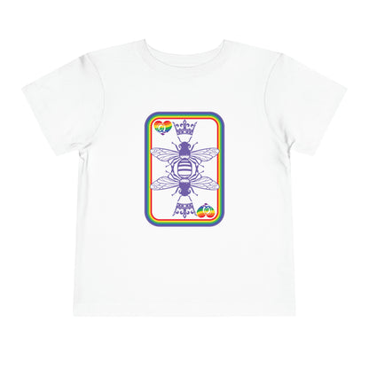 Queen of Rainbows Toddler Short Sleeve Tee