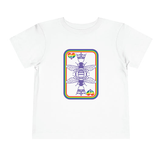 Queen of Rainbows Toddler Short Sleeve Tee