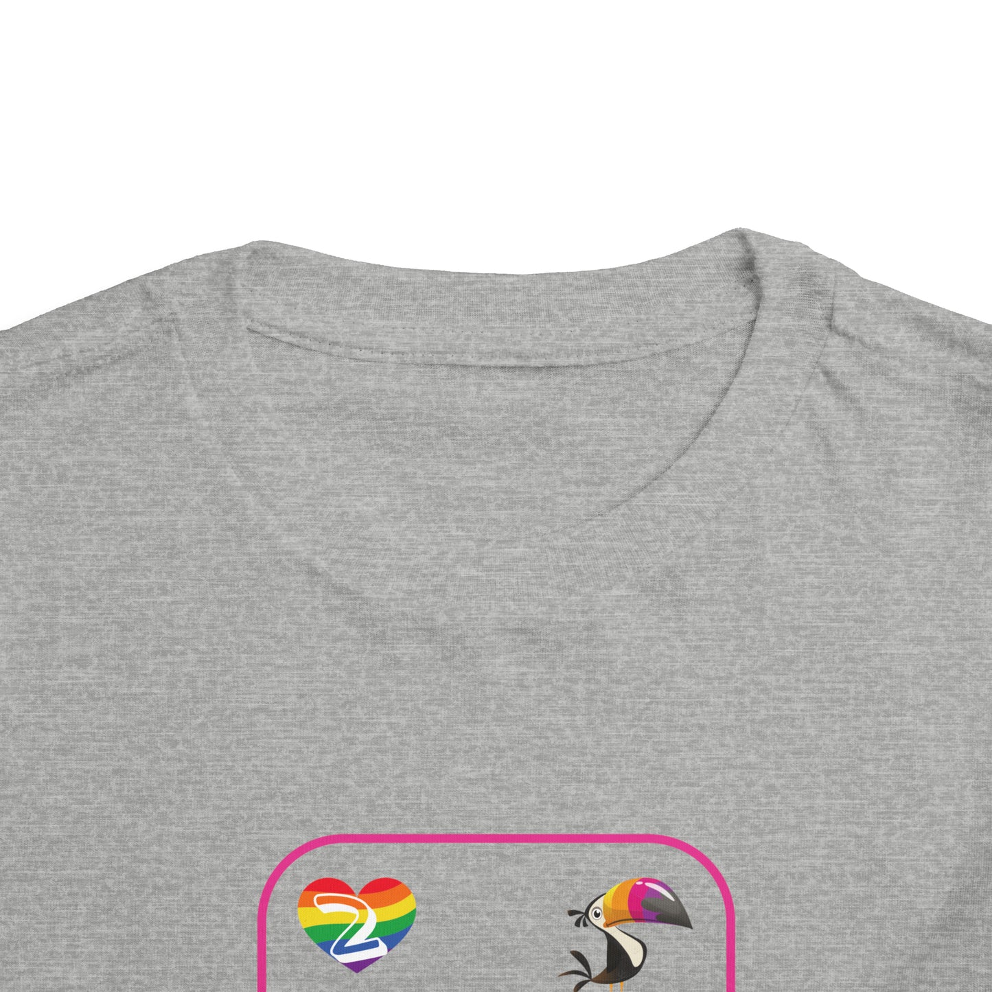 Two of Rainbows Toddler Short Sleeve Tee