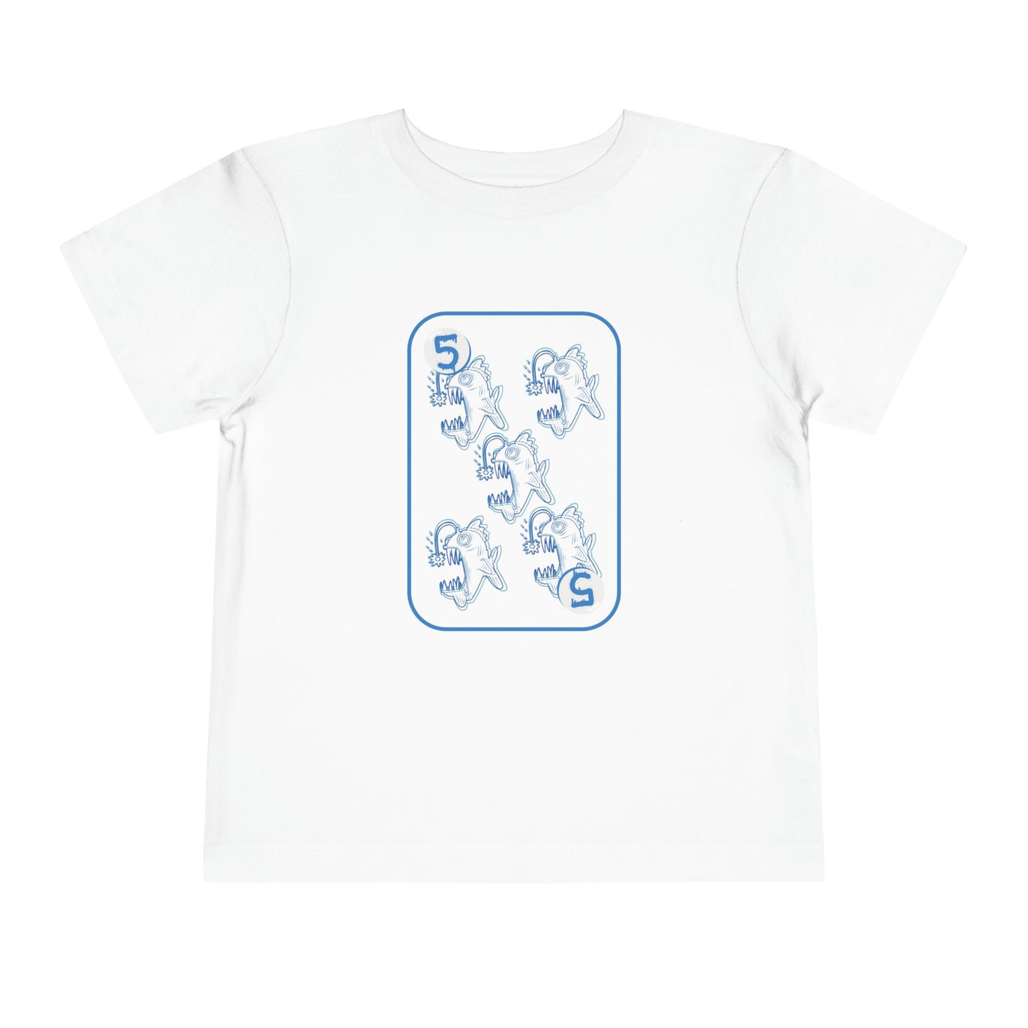 Five of Fishes Toddler Short Sleeve Tee