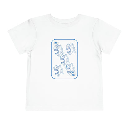 Five of Fishes Toddler Short Sleeve Tee