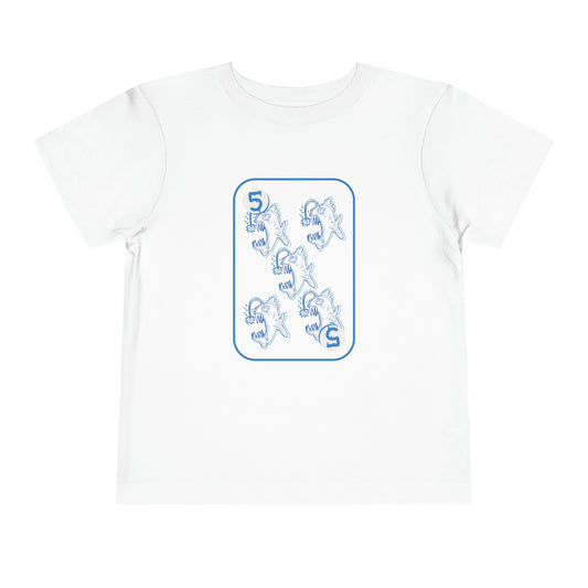 Five of Fishes Toddler Short Sleeve Tee