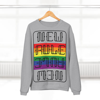 New Rule Rainbow Unisex Crew Neck Sweatshirt (EU)