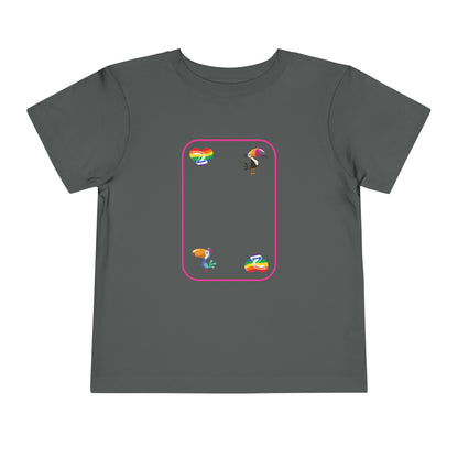 Two of Rainbows Toddler Short Sleeve Tee