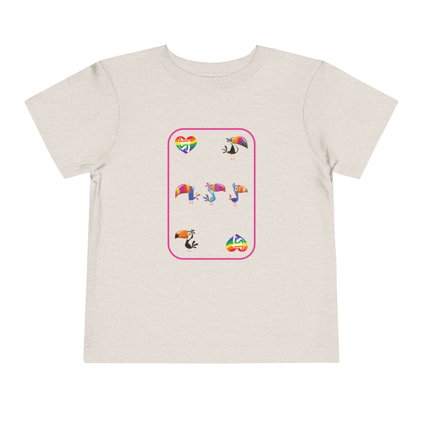 Five of Rainbows Toddler Short Sleeve Tee