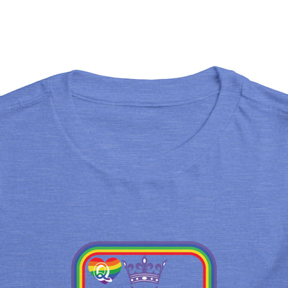 Queen of Rainbows Toddler Short Sleeve Tee