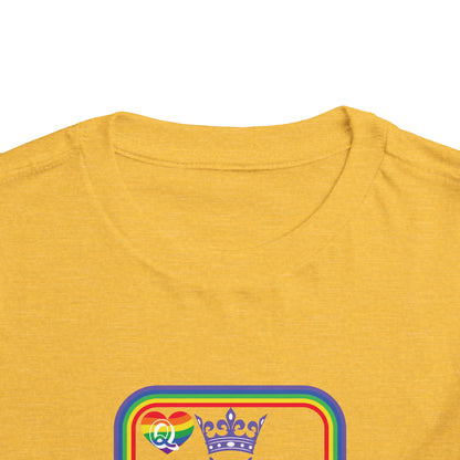 Queen of Rainbows Toddler Short Sleeve Tee