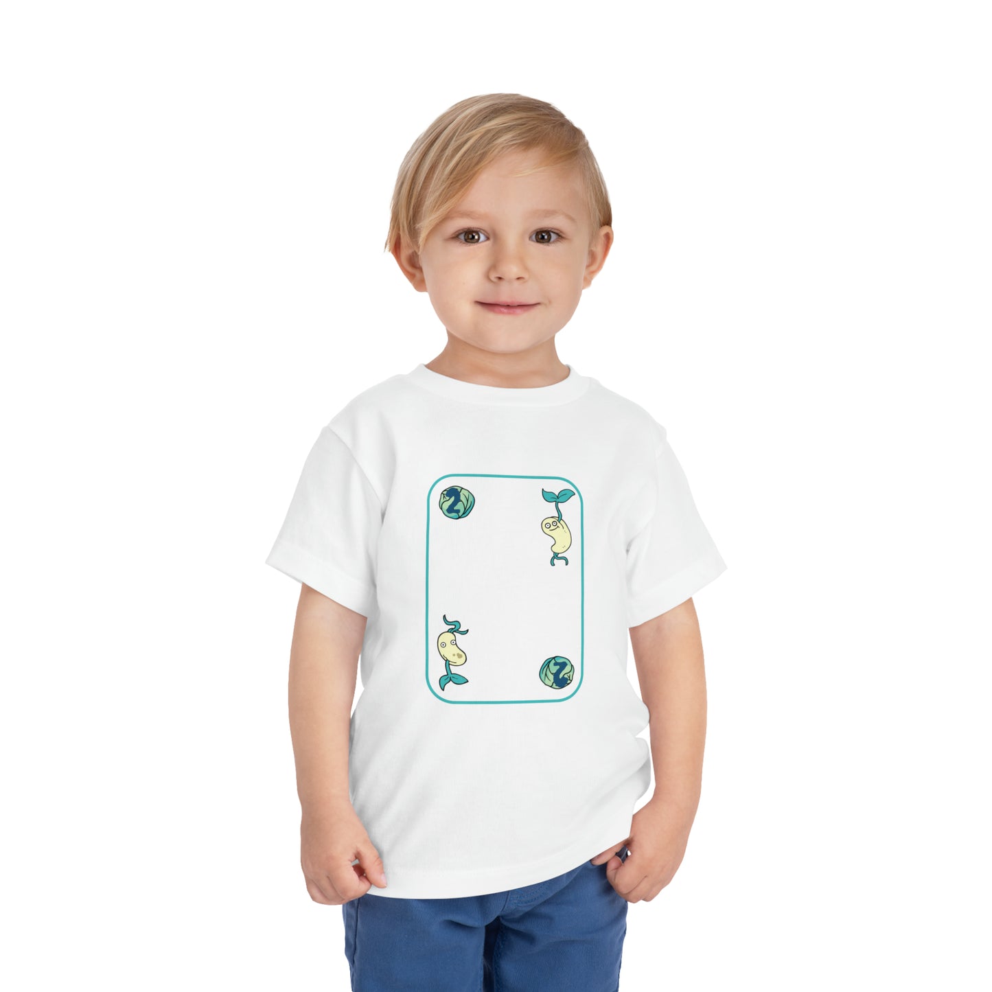 Two of Cabbages Toddler Short Sleeve Tee