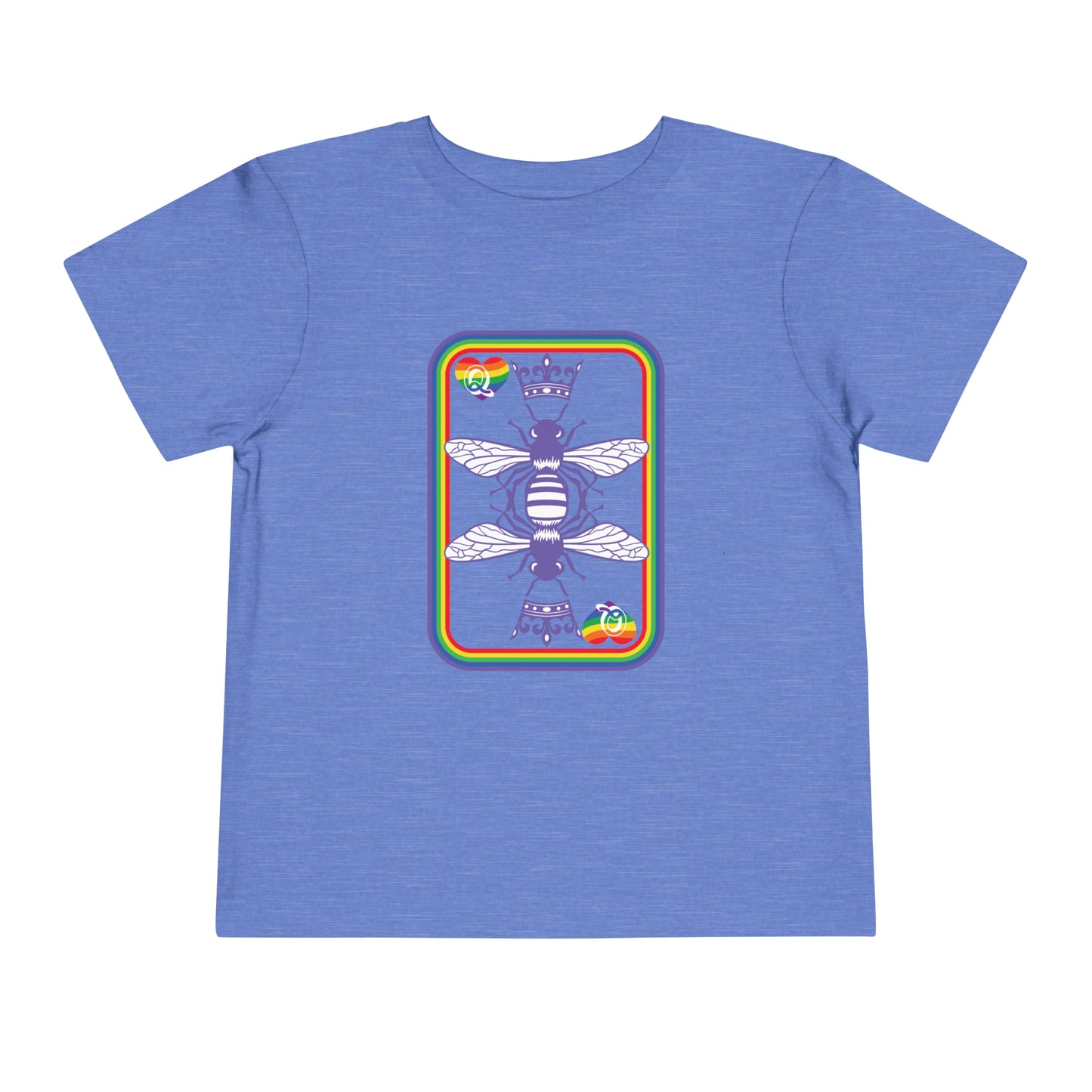 Queen of Rainbows Toddler Short Sleeve Tee