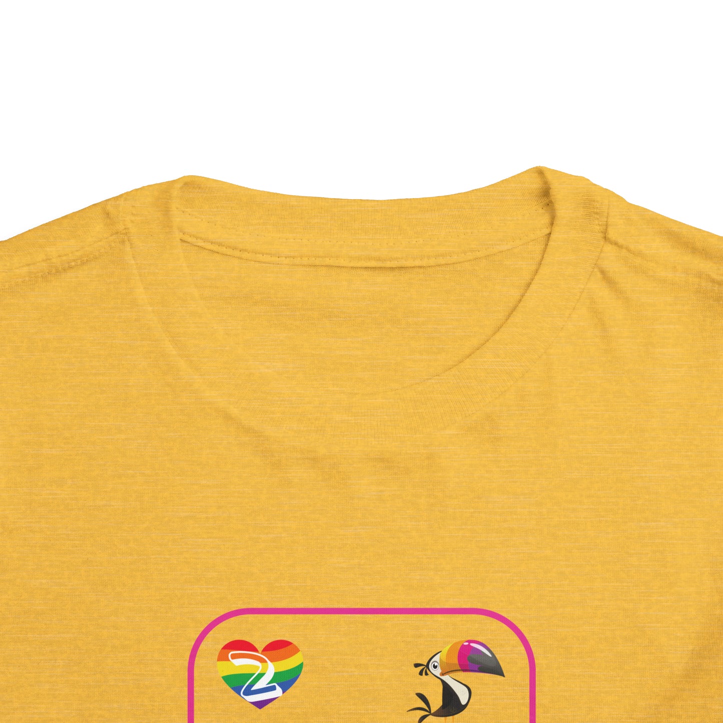 Two of Rainbows Toddler Short Sleeve Tee