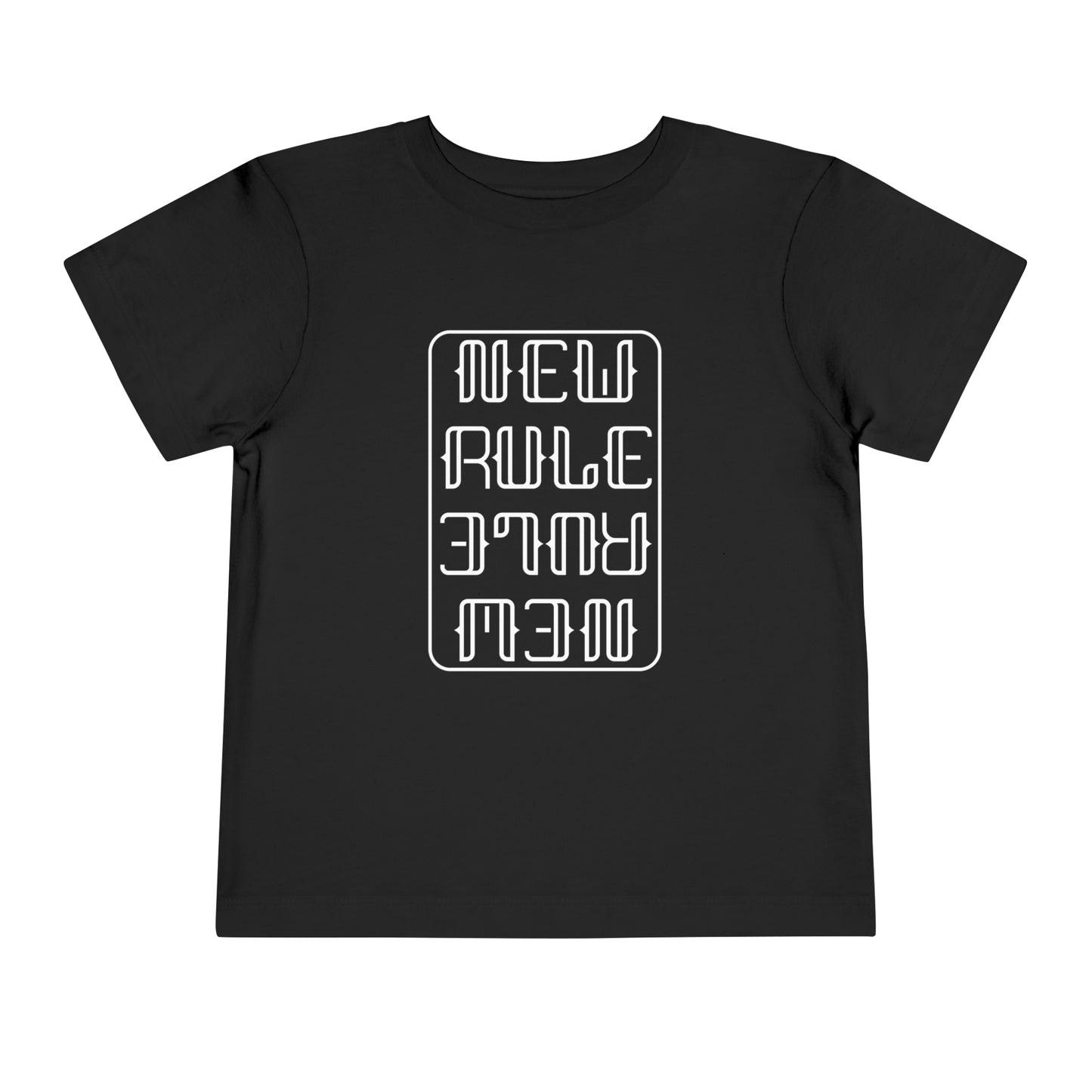 New Rule B&W Toddler Short Sleeve Tee