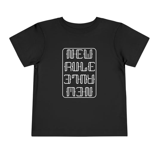 New Rule B&W Toddler Short Sleeve Tee