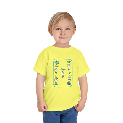 Five of Cabbages Toddler Short Sleeve Tee