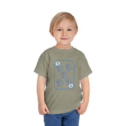 Five of Fishes Toddler Short Sleeve Tee