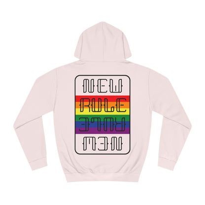 New Rule Rainbow Unisex College Hoodie