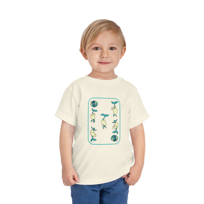 Five of Cabbages Toddler Short Sleeve Tee