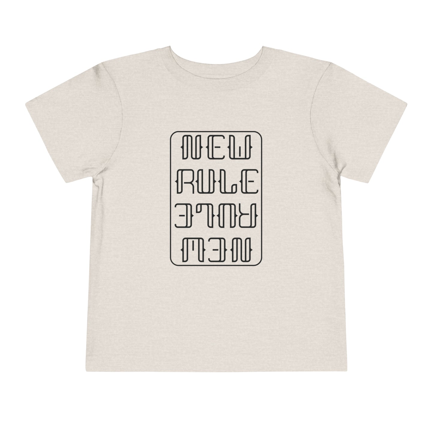 New Rule B&W Toddler Short Sleeve Tee