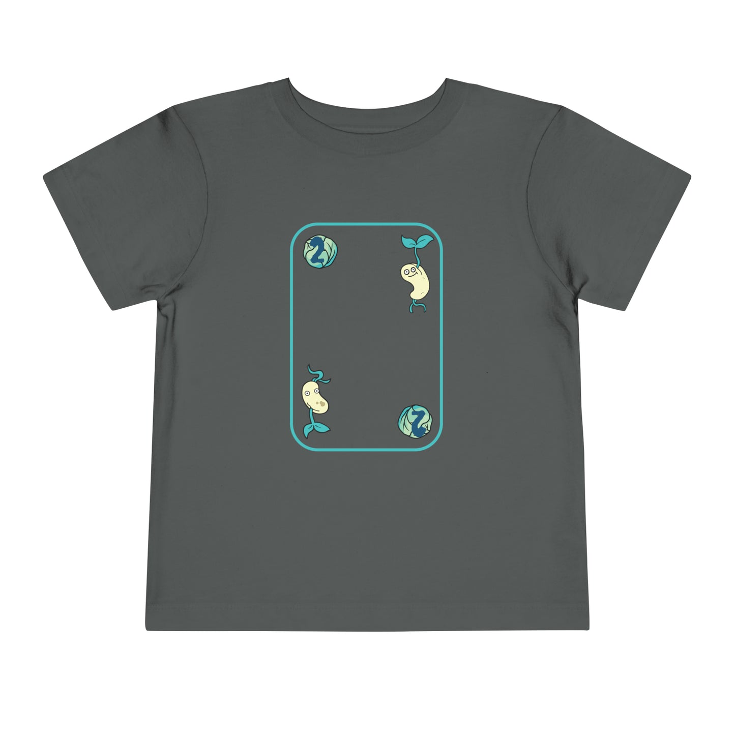 Two of Cabbages Toddler Short Sleeve Tee