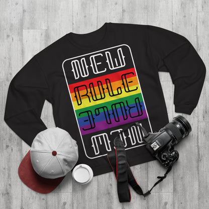 New Rule Rainbow Unisex Crew Neck Sweatshirt (EU)